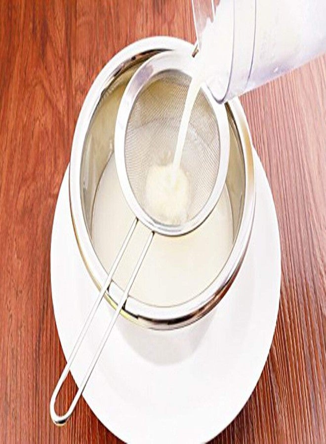 Tilak Venture Premium Stainless Steel Tea/Coffee Strainer for Kitchen Combo (2 Pcs, 9 &11 cm), Small and Big Size Tea Milk Chalni/Mesh - Image 5